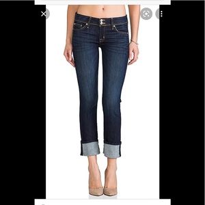 Hudson Ginny Crop Straight Cuff Jeans Size 32